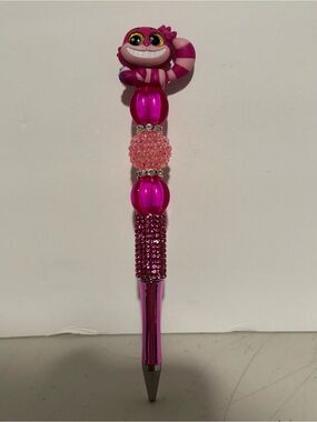 Handmade pen. New no tags Cheshire cat.